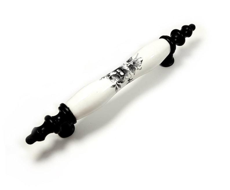 Porcelain Furniture Handles / Ceramic Kitchen Pulls / Etsy