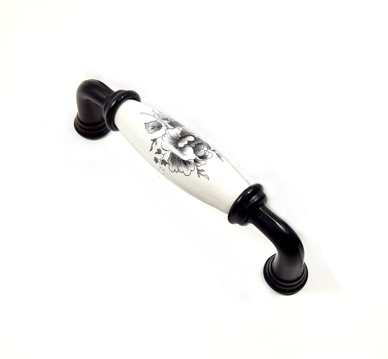 Porcelain Furniture Handles / Ceramic Kitchen Pulls / Etsy