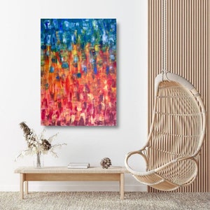 Acrylgemälde für Schlafzimmer. Große abstrakte Gemälde. | Etsy