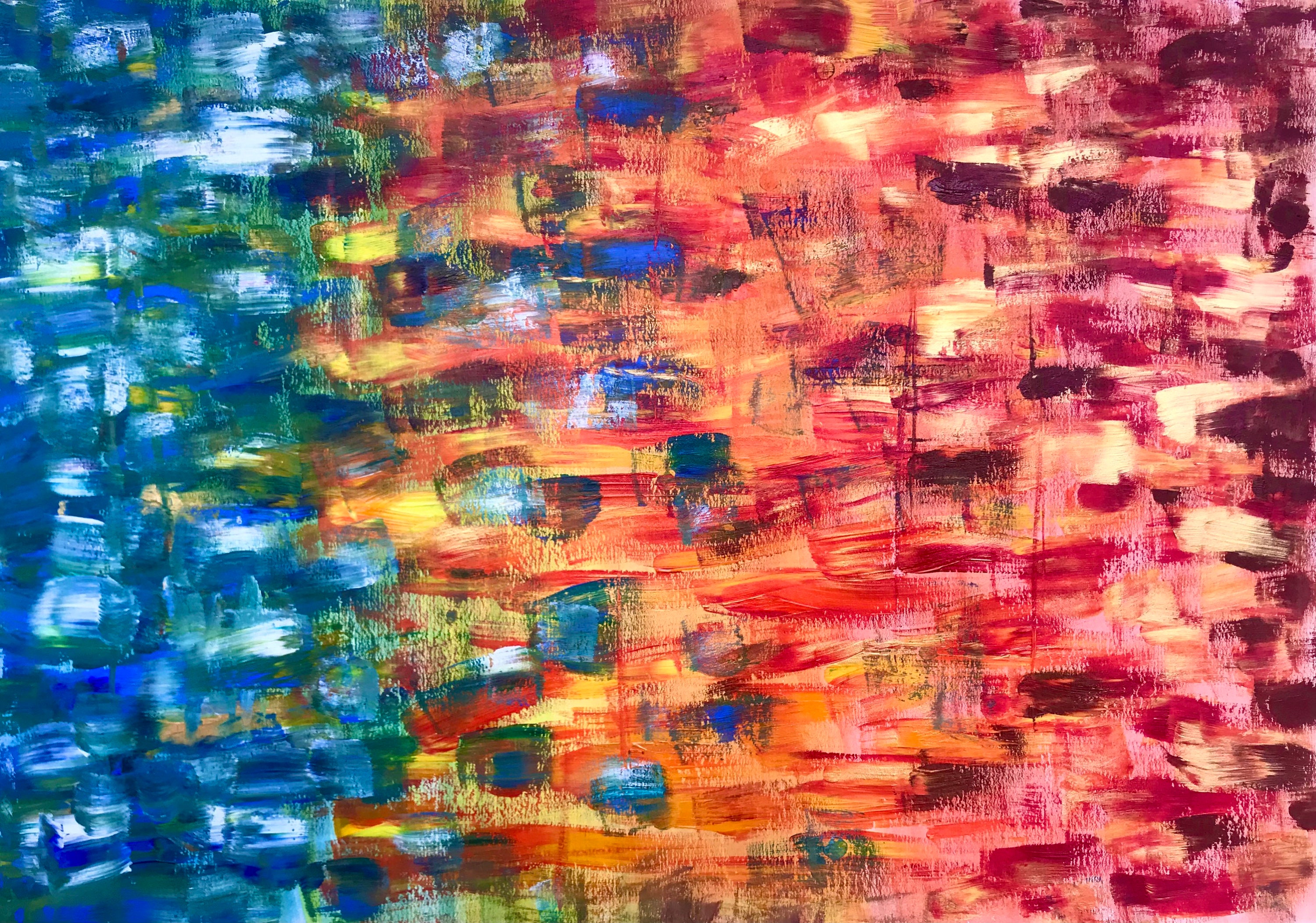 Acrylgemälde für Schlafzimmer. Große abstrakte Gemälde. | Etsy