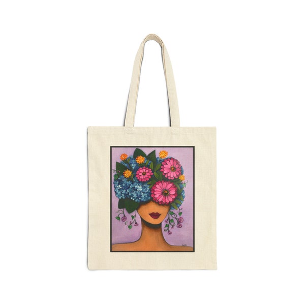 Lori Bell original artwork Canvas Tote Bag