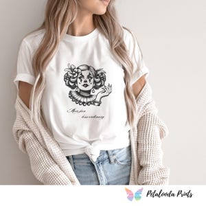 September Birth Flower T-shirt: Aster Bouquet, 100% Cotton Wts320d