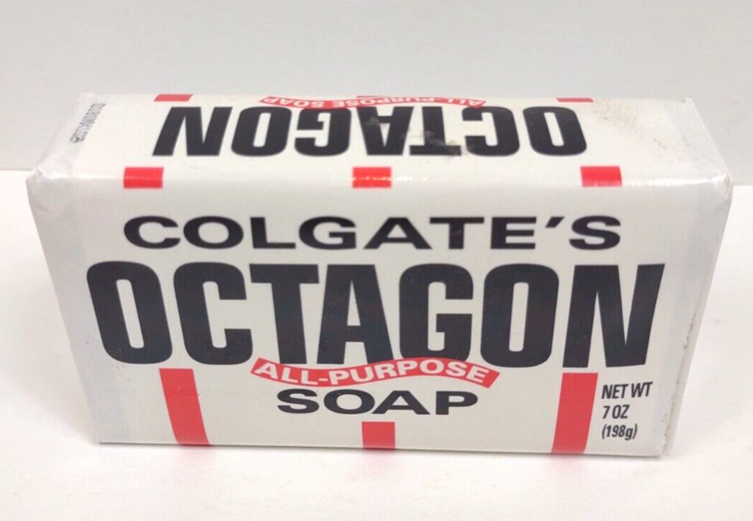 Vintage Colgate Octagon All Purpose Laundry Bar Soap 7 Oz Etsy