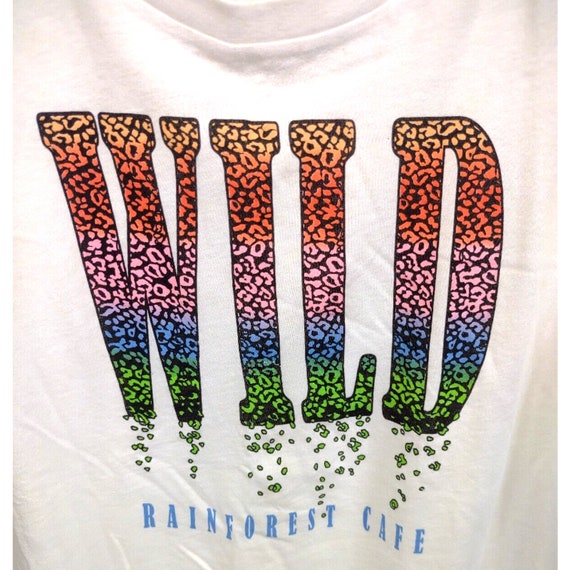 Vintage 90s Rainforest Cafe Nashville Logo T-Shir… - image 2