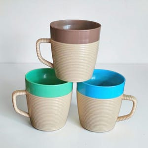 70s Plastic Mug - Etsy
