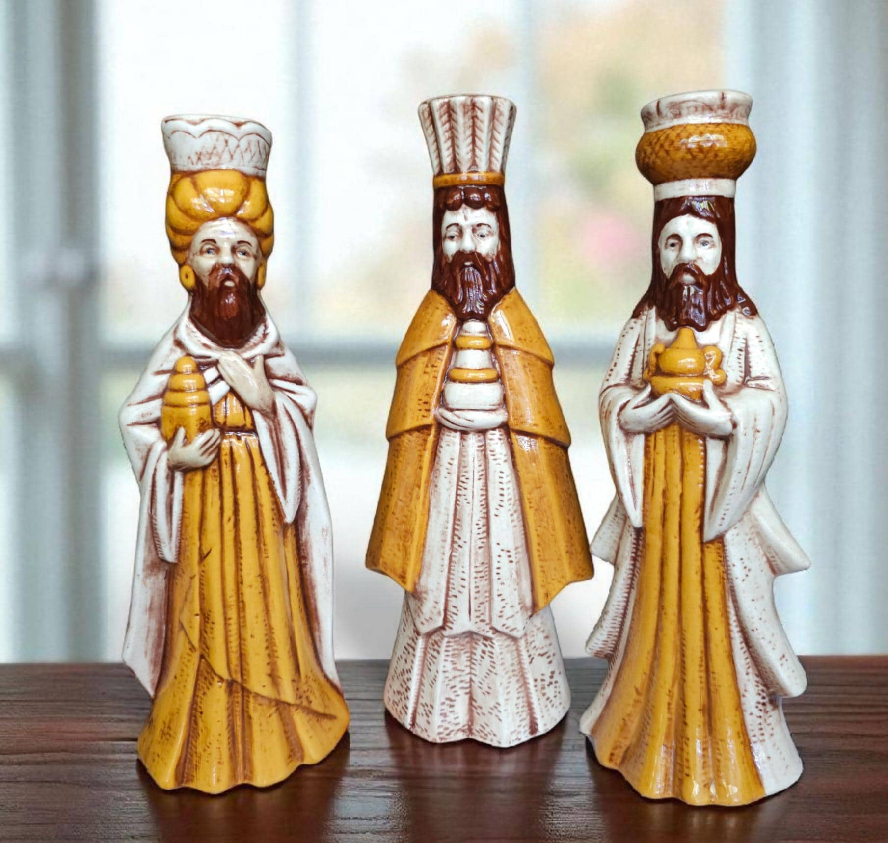 3 Wise Men Nativity Figurines - Etsy