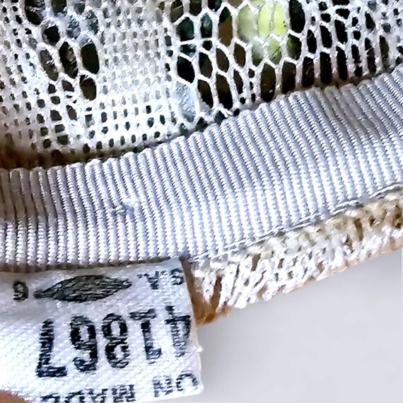 Vintage Silk Organza Flower Pillbox Hat - image 6