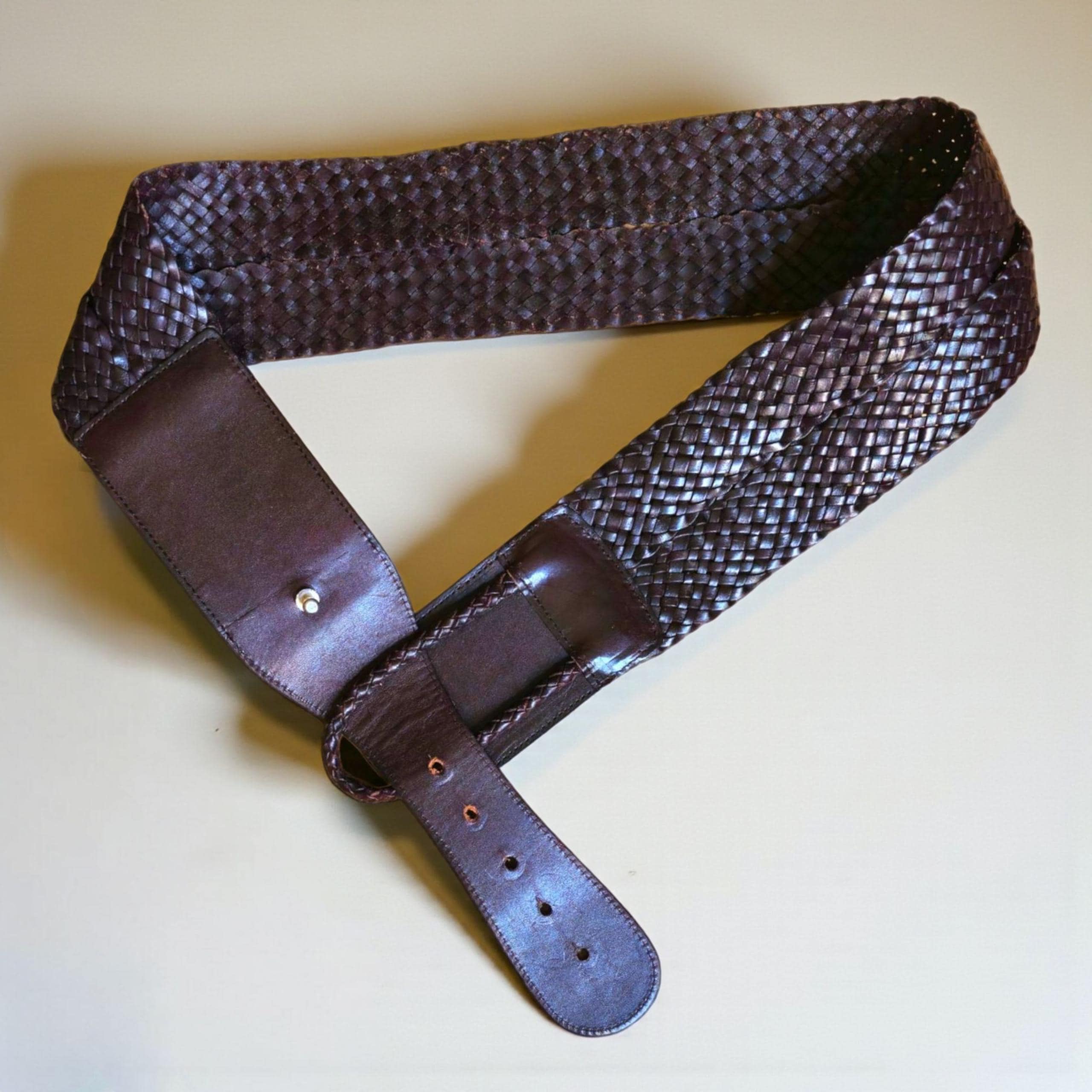 Linea Pelle Bo Classic Braided Belt ? Linea Pelle Leather Braided Belt Belts for Women for sale | eBay main image 2