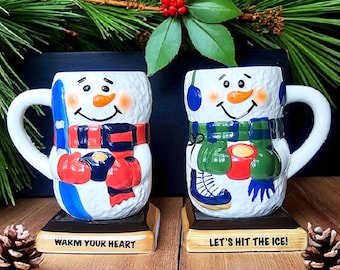 大きなハッピーサンタフェイスコーヒーマグ かわいいホットココア