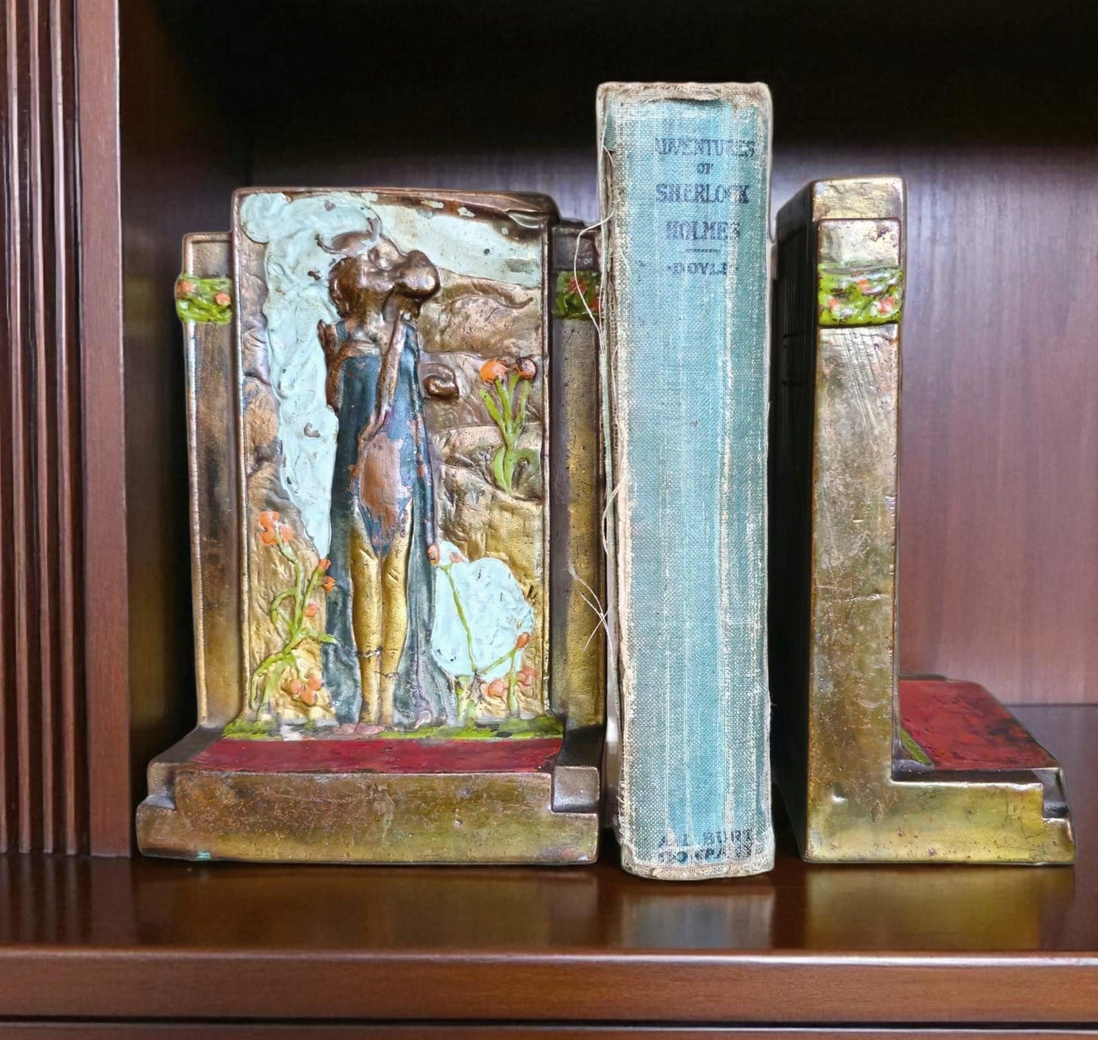 Art Nouveau Bookends 