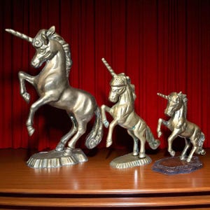 Brass Unicorn Figurines - YOU PICK