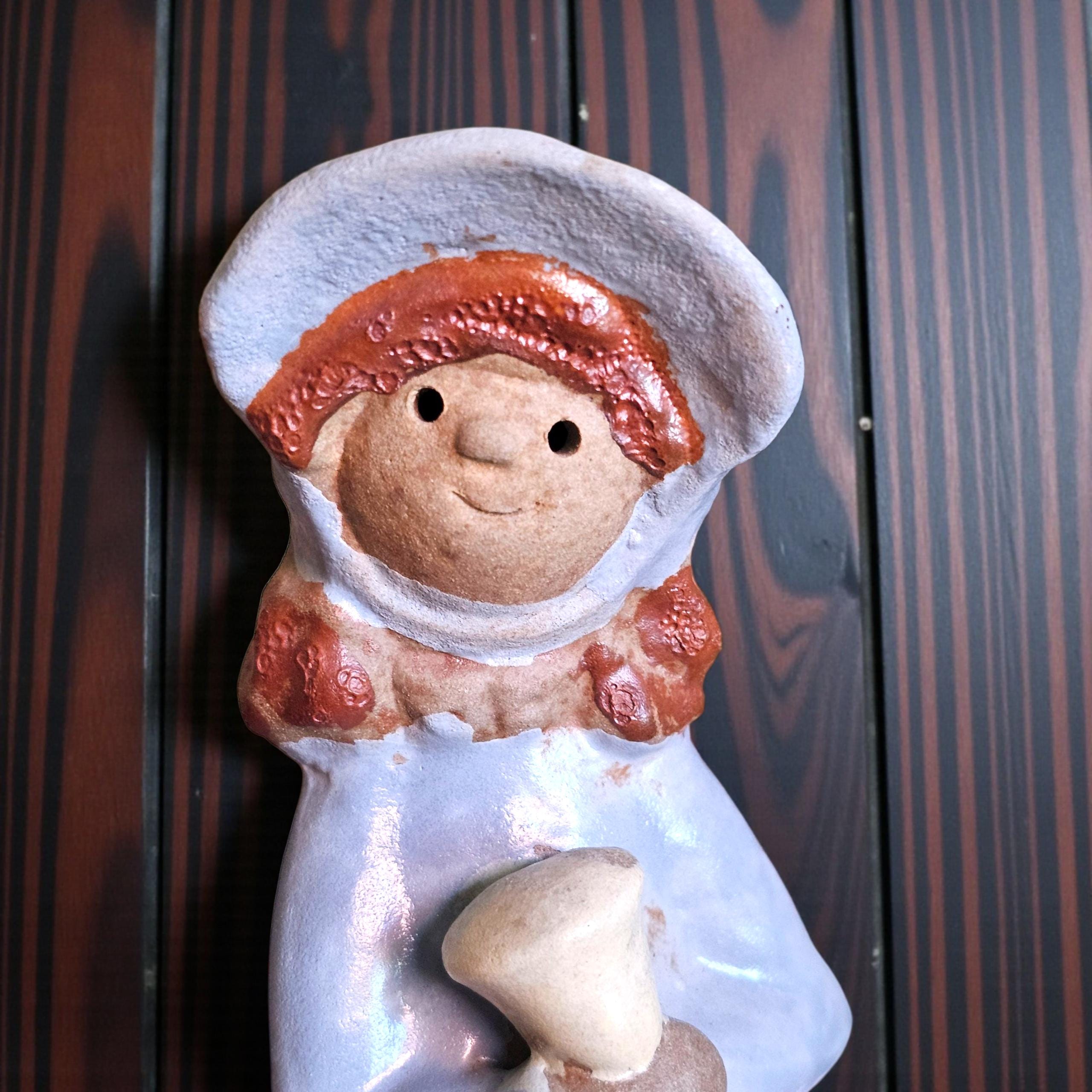 Metlox Poppet vintage ceramic girl 陶器 Metlox Poppet Girl - Etsy