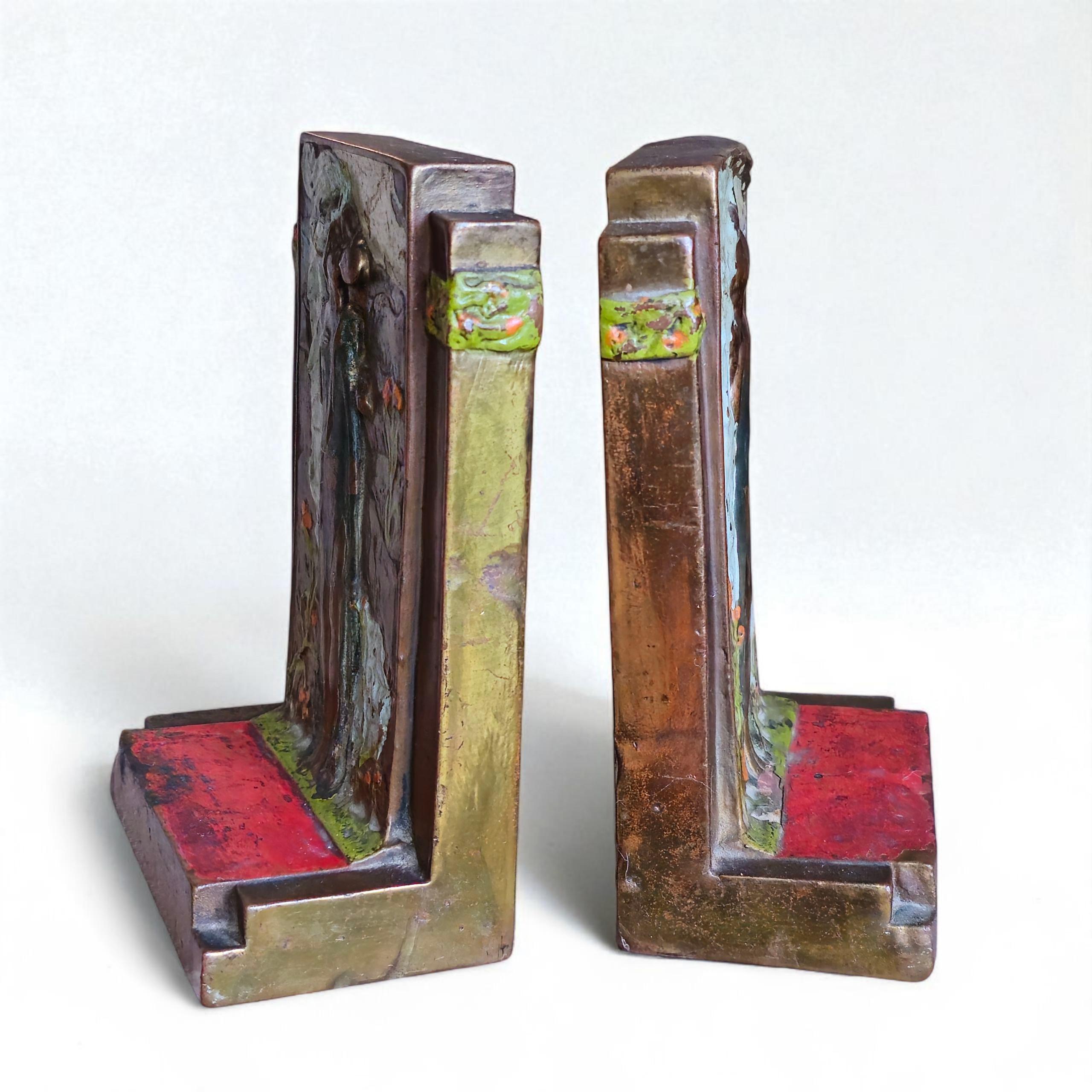 Art Nouveau Bookends 