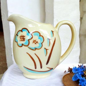 Yellow Pitcher by Shawnee Pottery