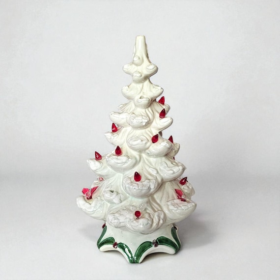 ヴィンテージホワイトセラミッククリスマスツリー：アトランティック
