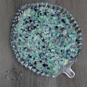 Rainbow Fluorite Gemstone Chips* Fluorite Crystal Chips* Mini Tumbled Gemstone* Mini Tumbled Polished Gemstone* Fluorite Gemstone