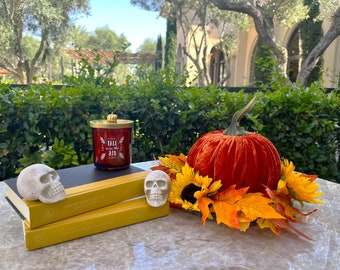 Velvet Pumpkin Sunflowers Ring