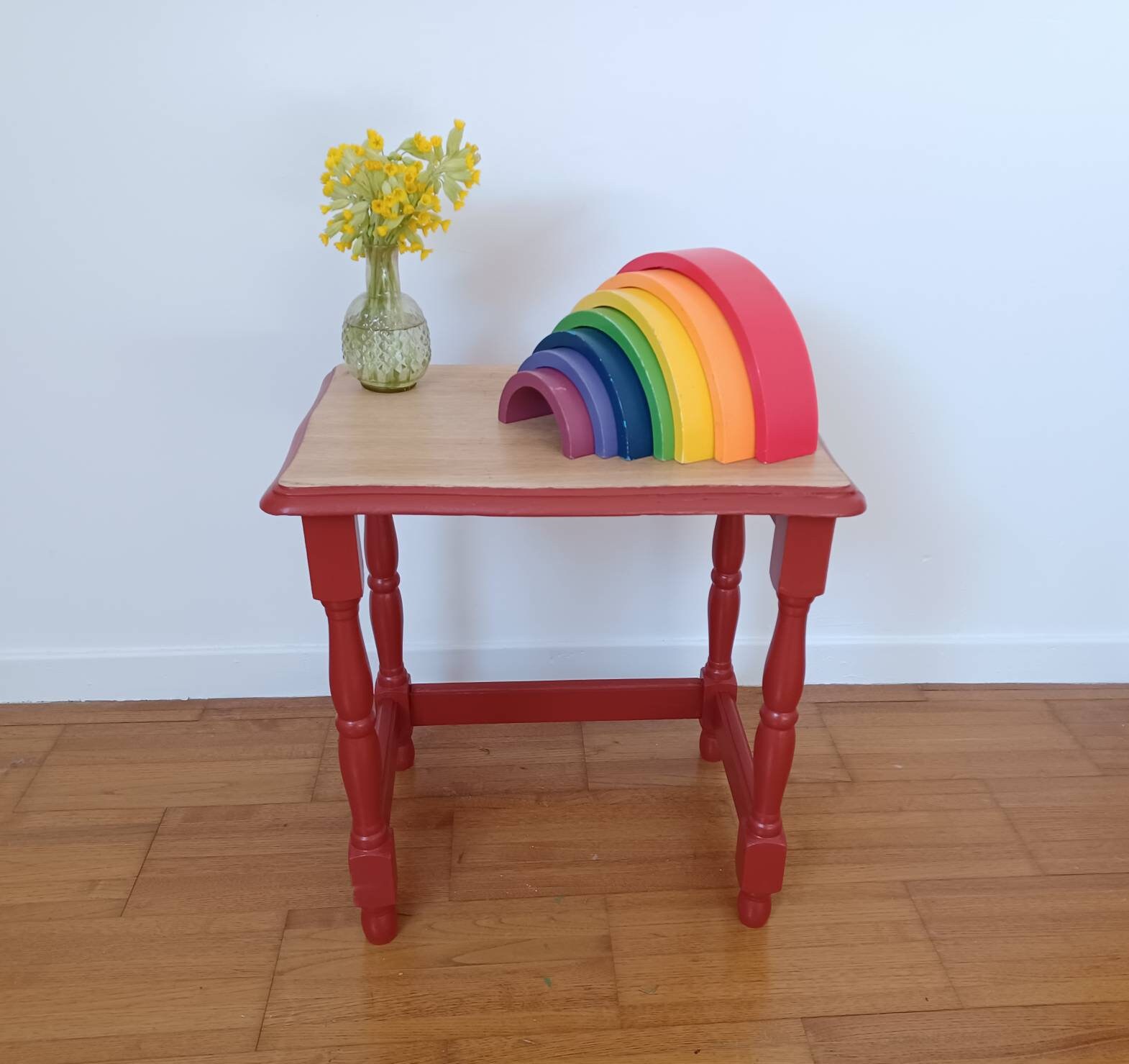 Petite Table de Chevet Type Gigogne Relookée