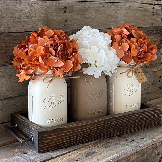 Centros de mesa, Centros de mesa para comedor, Decoración de mesa, Centros  de mesa, Decoración de mesa de cocina, Decoración de jarrones de flores -   México