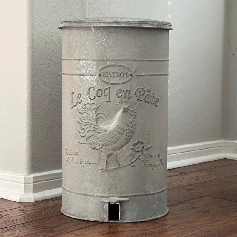 Trash Can Kitchen Trash Can Vintage Kitchen Trash Can 6 - Etsy