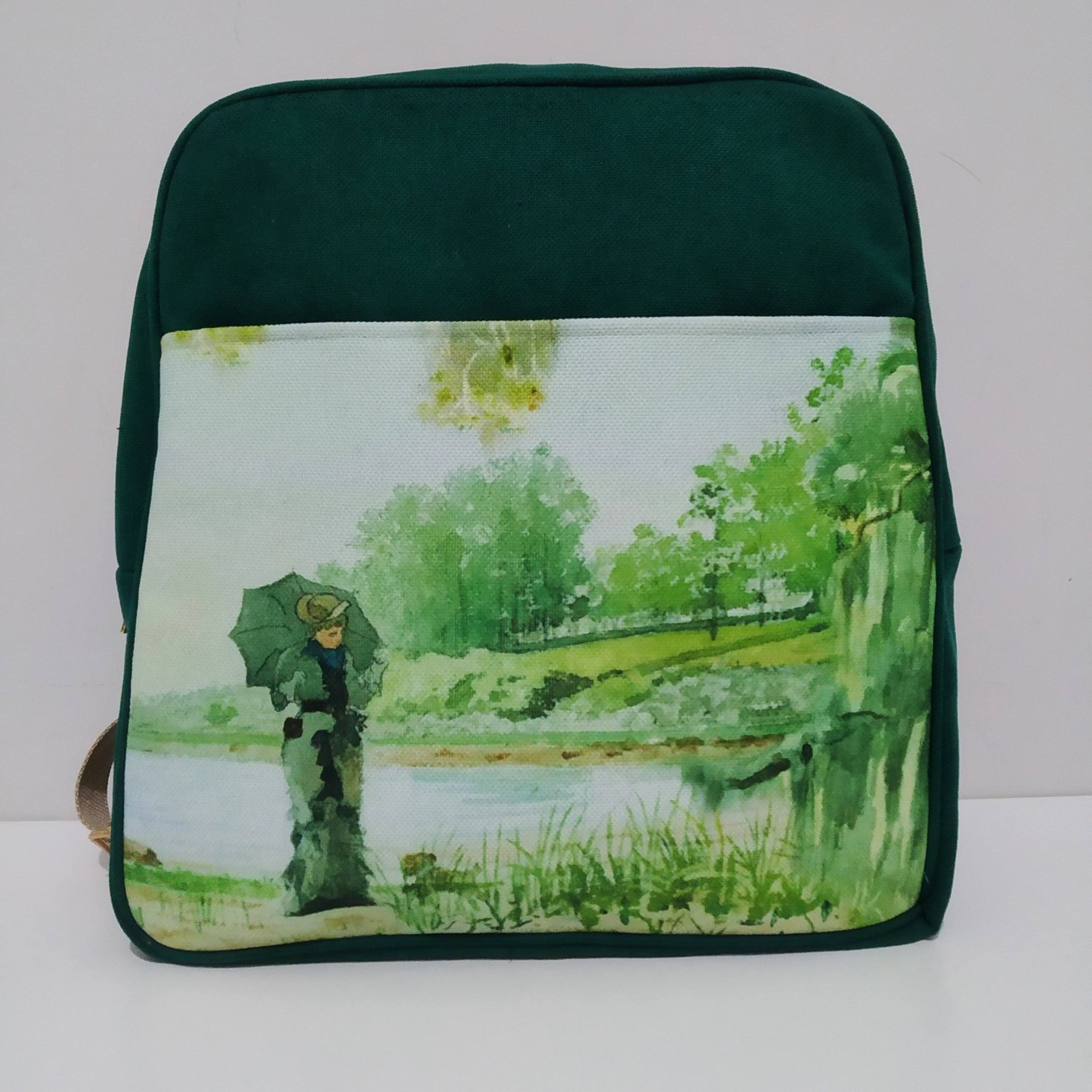 Sac à dos, motif lac