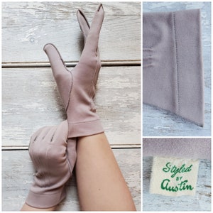 Fab Flared Gloves in Dusky Lavender.   Medium  6 1/2 - 7 1/2