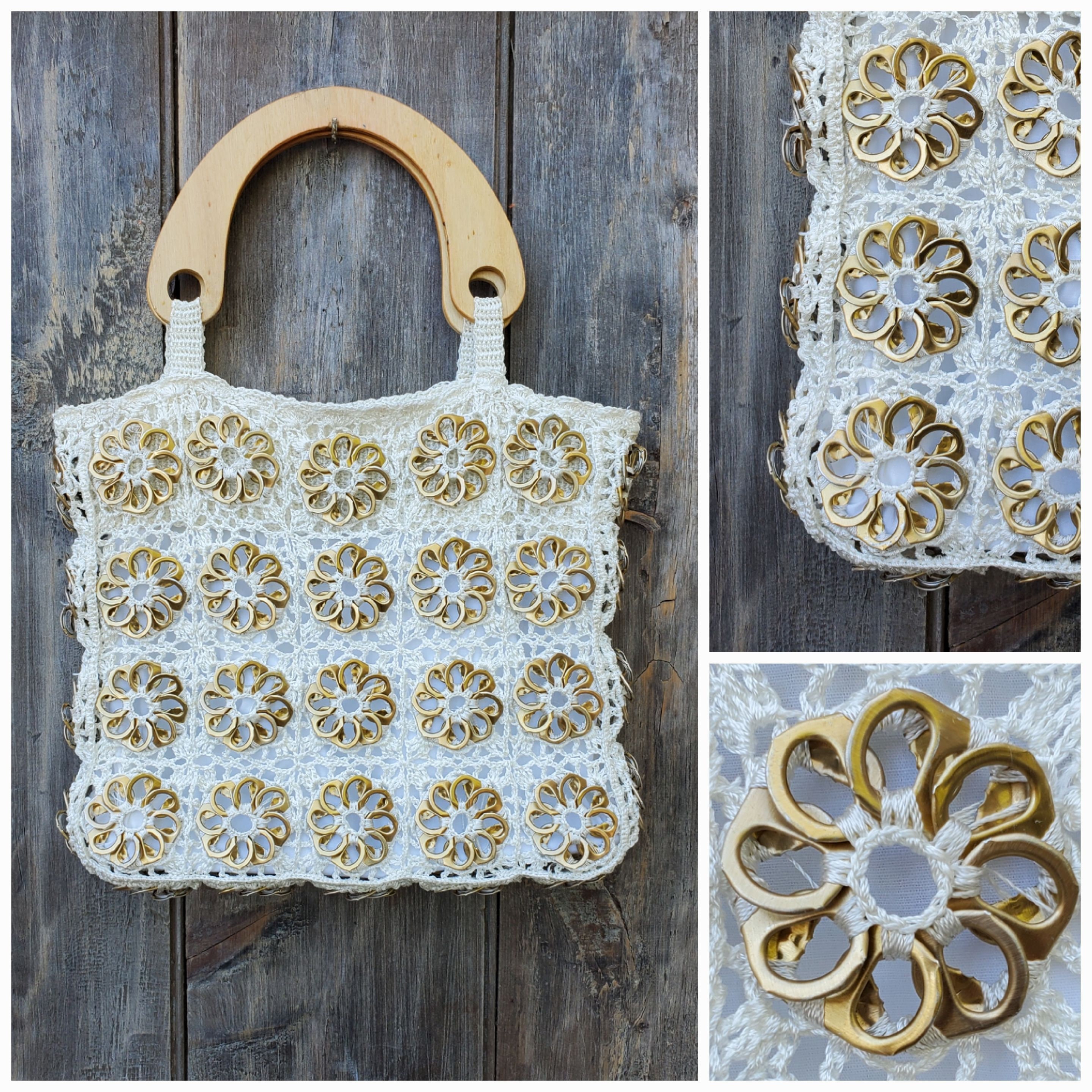 Bolso Tejido Bolsos De Anillas Y Ganchillo Bolso Tejido Como Hacer