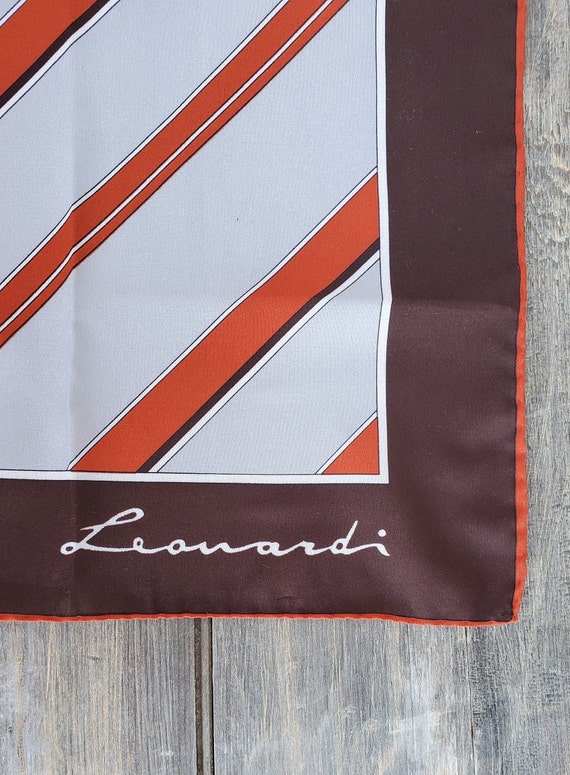 Marvelously Mod Graphic Scarf in Burnt Sienna by … - image 4