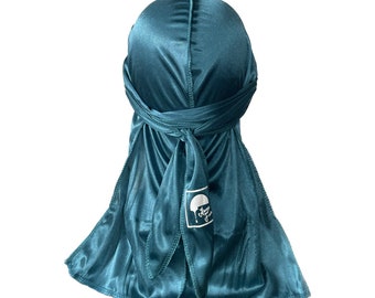 Always Fresh Smokey Teal Satin Durag