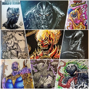 Blank Comic Original Commission- Supply Your Own Blank