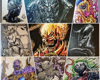Blank Comic Original Commission- Supply Your Own Blank