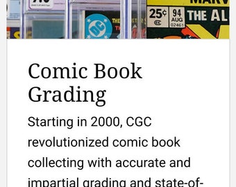 CGC Grading and Encapsulation