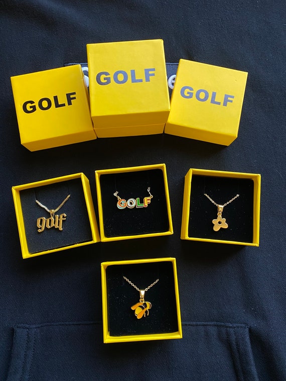 GOLF Le Fleur Tyler the Creator Golden Necklace / Chain / Golf 