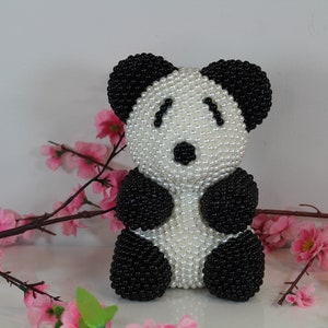Luxury Pearl Panda Bear 25cm | Valentine’s Day Gift | Nursery Room Décor|