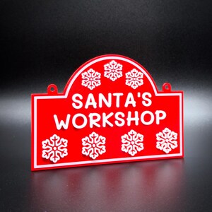Santa&#39;s Workshop Holiday Ornament