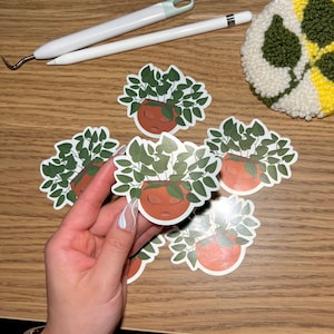 Sticker Mami Your Local Plant - Brillant et résistant à l'eau