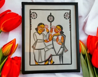 Kalighat Handpainted Framed