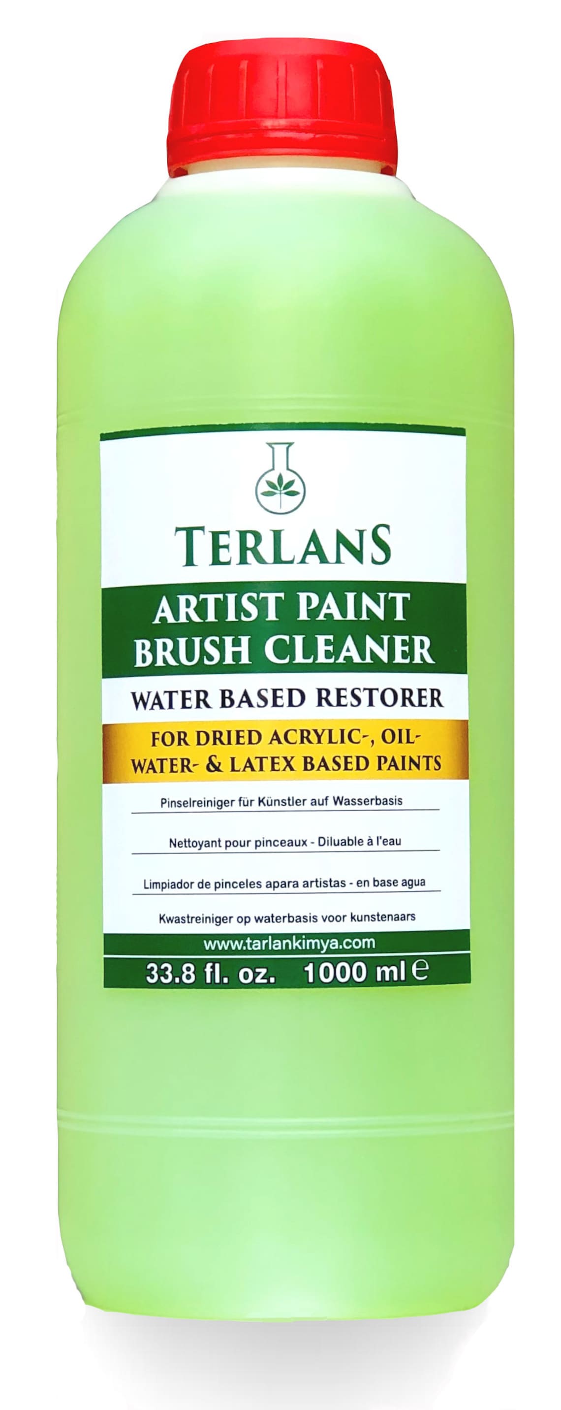 Water Based Artist Paint Brush Cleaner 1000 ml / For Dried Etsy