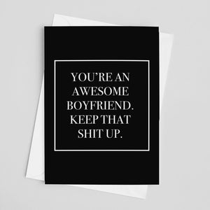 Boyfriend Card, Funny Card for Boyfriend, Birthday Card for Boyfriend, Anniversary Card for Boyfriend, Funny Boyfriend Birthday Gift