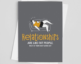 joke divorce card etsy