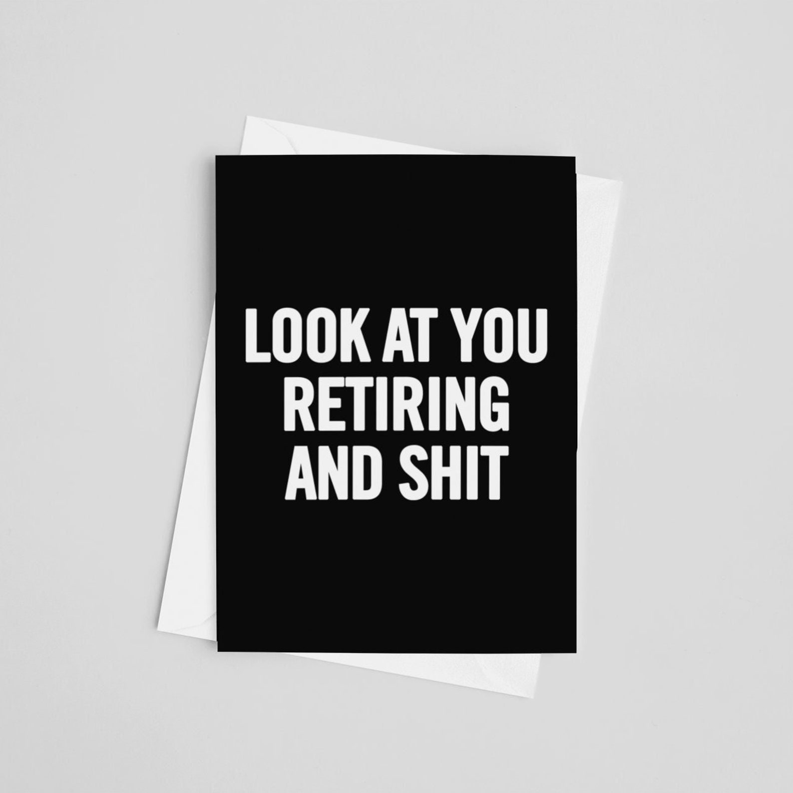 Retirement Card, Funny Retirement Card, Retirement Card for Men or