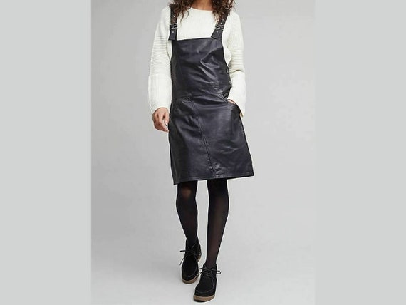 Handmade Women's Lamb Skin Black Leather Dress, Leather Outfit, Plus Size  Dress, Plus Size Leather Dress, Genuine Leather Dress, Party Dress - Etsy
