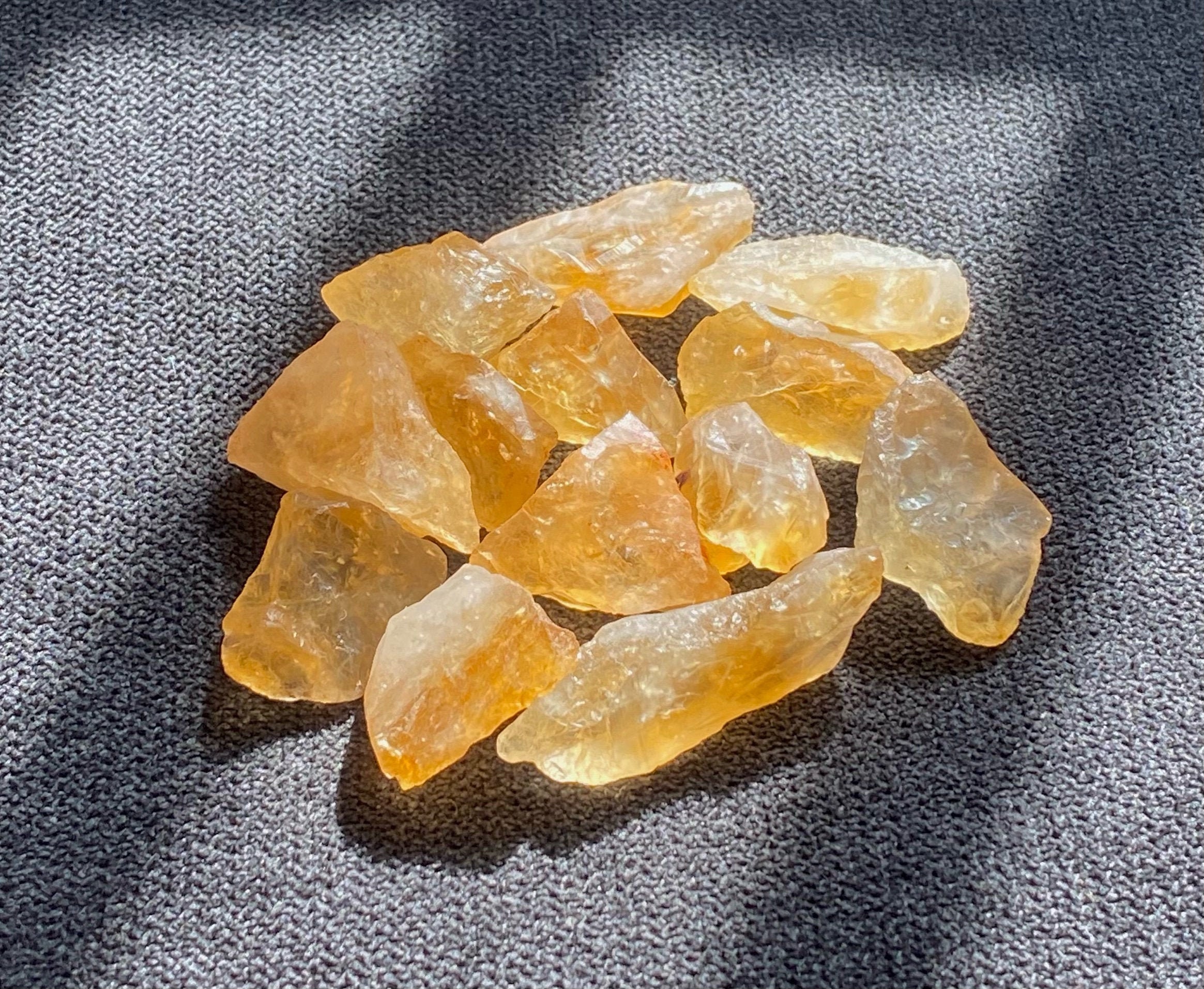 Raw Citrine // Heat treated Amethyst (Raw Citrine/Rough Citrine)