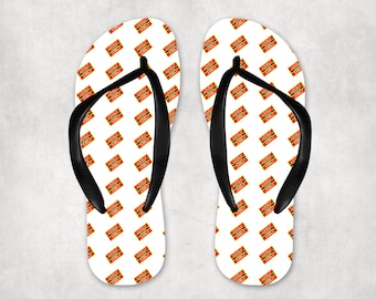 Lovely Jubbly Flip Flops Sandals Birthday Gift Fathers Day Dad Brother Uncle Beachwear Funny Shoes Novelty