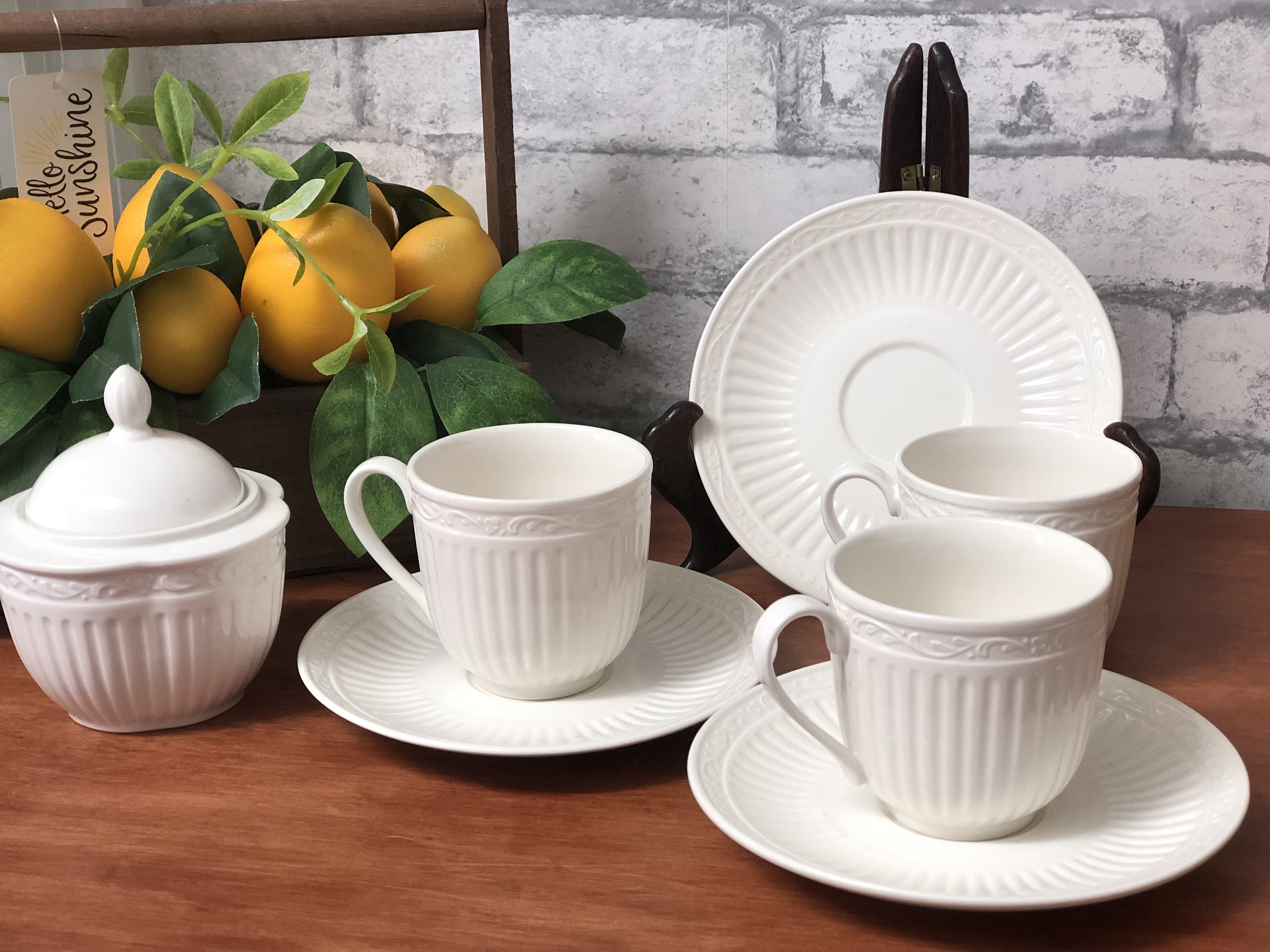 MIKASA Italian Countryside Set 5 Pezzi Per Pasta | Ciotole In Gres | Lavastoviglie E Microonde