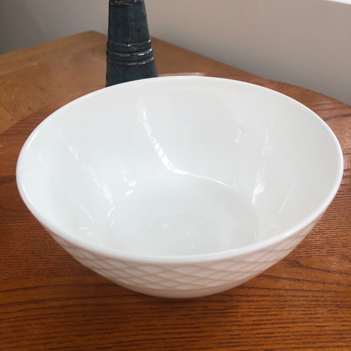 Trellis White by Mikasa Soup/Cereal Bowl Etsy