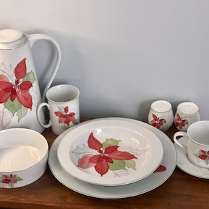 Poinsettia dishes clearance