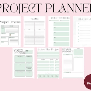 Project Planner, Weekly Planner Notebook, Office Organizer, Task Planner, Schedule Notebook, Business Planner, Productivity Planner