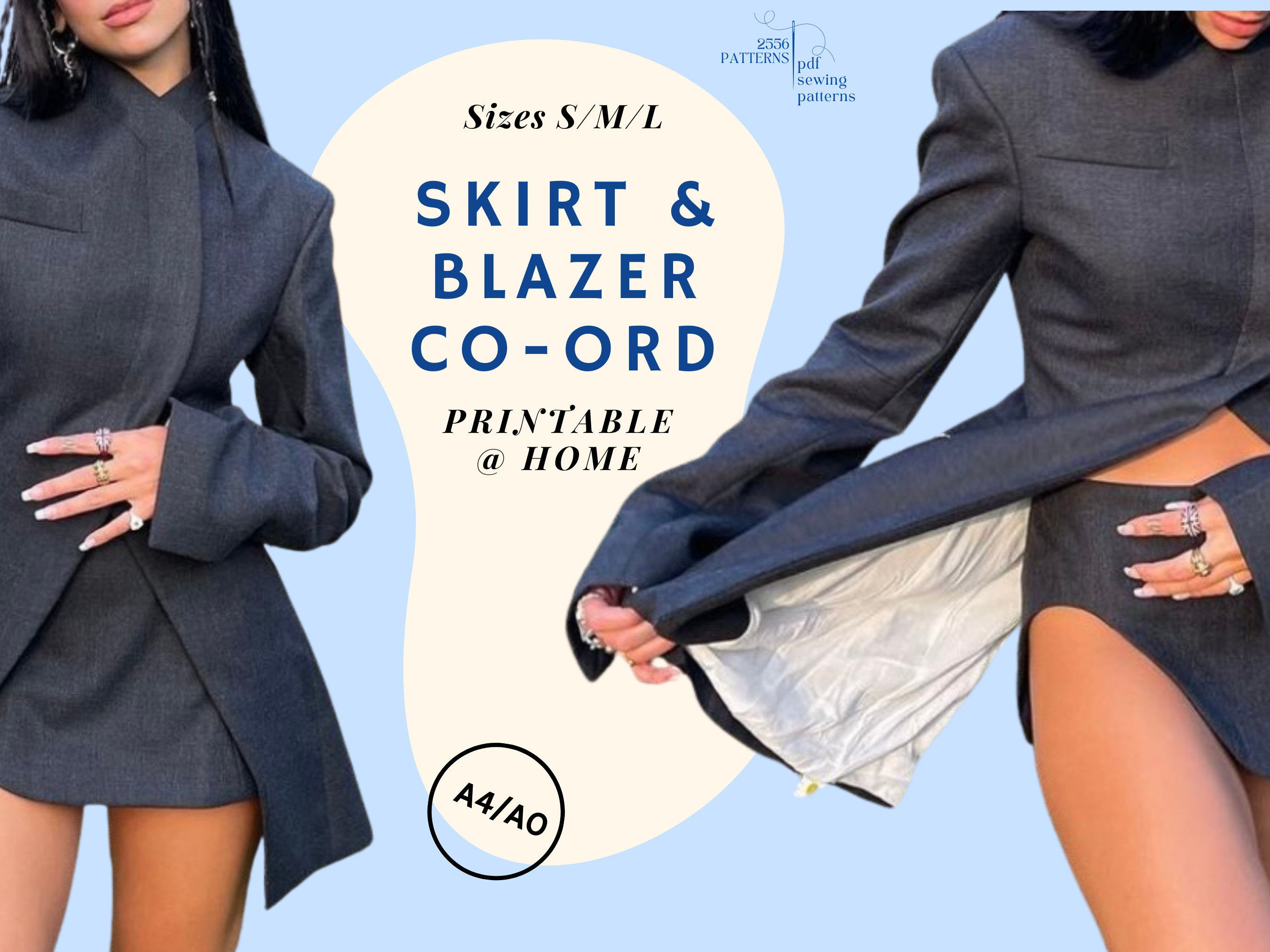 Blazer and skirt co ord hotsell
