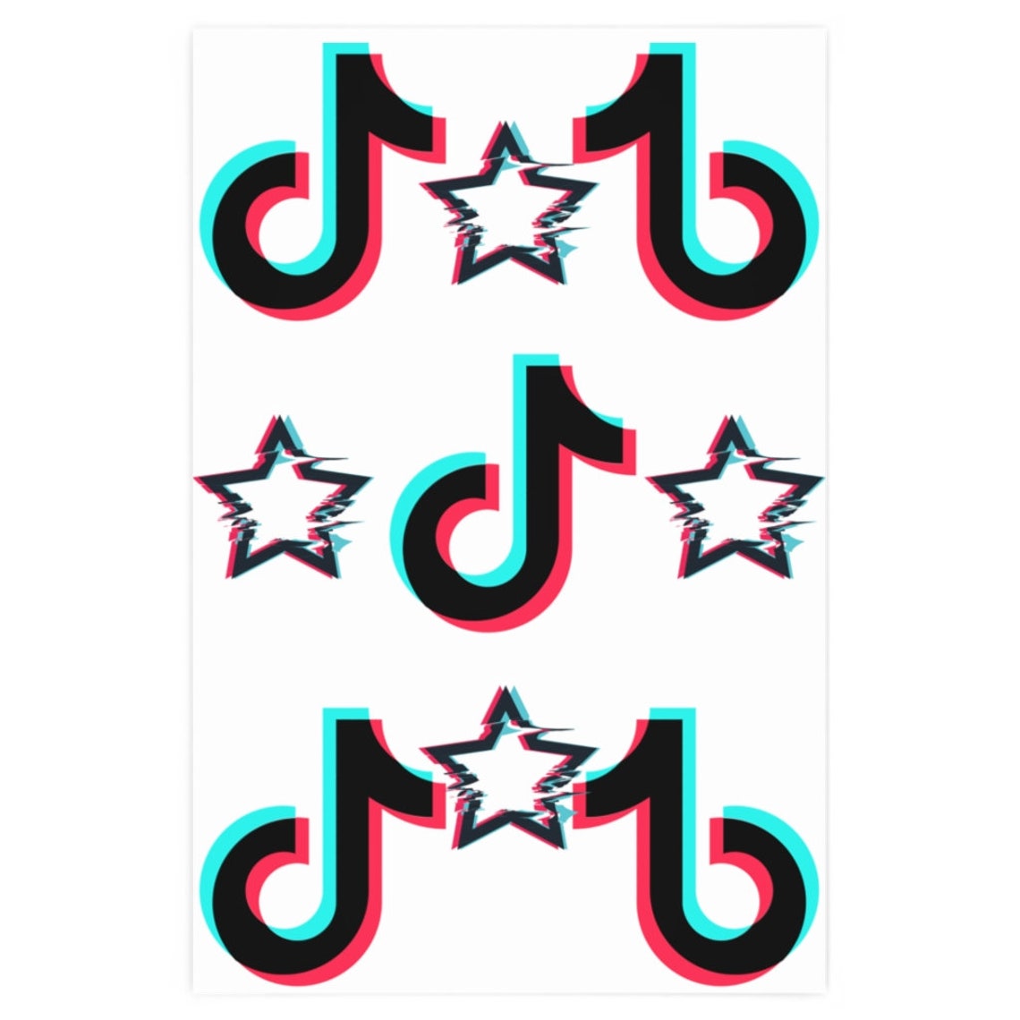 TIK TOK inspired Wrapping Paper Etsy